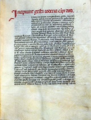 Manuscrito de la Gesta Roderici